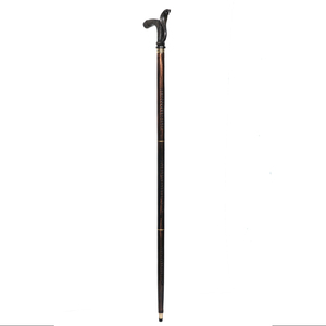 Bâton de randonnée personnalisable avec logo, couleur au choix, imperméable, léger et élégant, cannes de marche en 3 sections avec poignée stylée - Product Image 2
