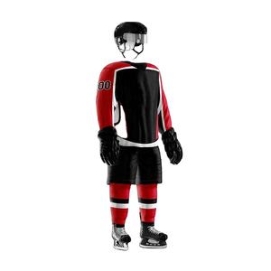 Maillot de hockey sur glace personnalisé pour hommes de haute qualité, tissu respirant à séchage rapide, manches longues, polyester, uniforme de hockey sur glace - Product Image 4
