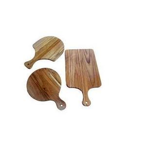 เขียงไม้ธรรมชาติทำมือ สำหรับหั่นผลไม้ ผัก และเนื้อสัตว์ เขียงไม้สไตล์เรียบง่ายทันสมัย อุปกรณ์ครัว - Product Image 1