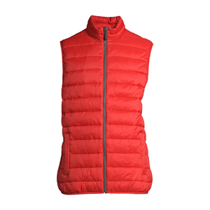 <b>Mens</b> Red Lightweight Quilted Puffer Vest Stand Collar Zip Up <b>Warm</b> Sleeveless Winter <b>Jacket</b> - Product Image 1