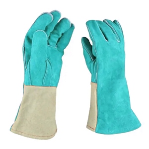Gants de sécurité en cuir de vachette renforcé pour le hockey, le soudage, l'industrie, la lutte contre les incendies, le barbecue avec protection de la paume - Product Image 2