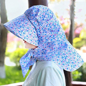 Sombrero DE TRABAJO PARA MUJER con cubierta para el cuello Visera solar Protección UV para trabajo de campo y sombrero de estilo deportivo de granja - Product Image 1