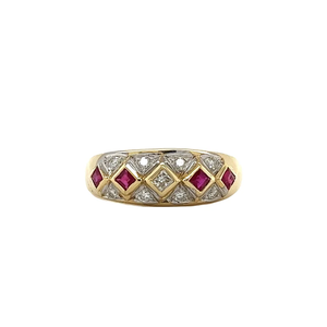 Bague Éternité en Or 10K pour Femme avec Diamants Ronds Naturels Sertis en Canal, Bijou Classique de Fiançailles - Product Image 3