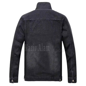 Veste d'hiver pour homme en jean, vêtement d'extérieur décontracté et élégant, veste chaude pour le froid, style streetwear - Product Image 2