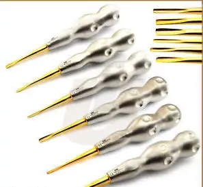 Elevadores de Raíz Dentales Internacionales Dogmatic, Elevador Coupland de Acero Inoxidable con Empuñadura Ergonómica, Instrumentos Quirúrgicos - Product Image 6