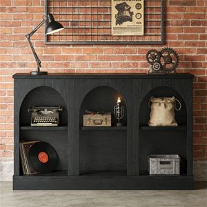 Consolle in Stile Rustico con Spazio Contenitore per Ingresso o Corridoio, Elegante Mobile Contenitore - Product Image 2