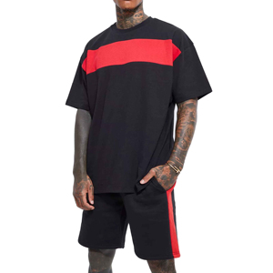 Wholesale High Quality Winter Men's Plaid Hooded Jersey <b>T</b>-<b>Shirt</b> Set Comfortable Breathable Casual Cotton/<b>Polyester</b> Quick Dry - Product Image 2