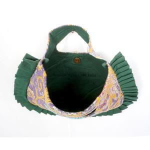 Sac à bandoulière et pochette Kantha pour femme, style bohème indien, fait main, léger, grand format, pour voyage et usage quotidien - Product Image 3