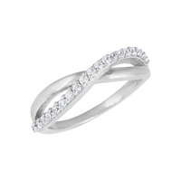 Bagues de mariage en argent sterling 925 très vendues, serties de zircons cubiques facettés, bagues de fiançailles pour femmes