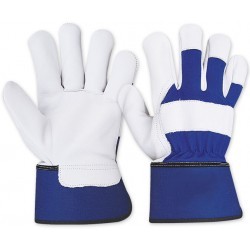 Guantes de Seguridad Industriales de Doble Palma para Uso Diario en Exteriores, Duraderos, de Cuero Transpirable, para las Cuatro Estaciones, Guantes de Construcción con Agarre Firme - Product Image 3