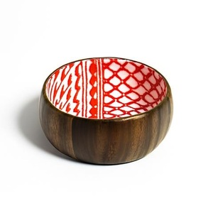 Tazón Grande de Madera Esmaltada con Amplia Capacidad para Comidas Familiares, Ensaladas, Frutas, Aperitivos, Arroz, Verduras, Postres y Restaurantes - Product Image 1