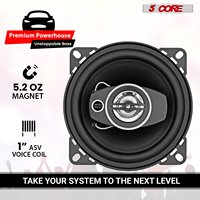 Haut-parleurs coaxiaux 5 cœurs pour voiture, 4 paires, 250W, 4 ohms, 2 voies, avec super tweeter, 12V