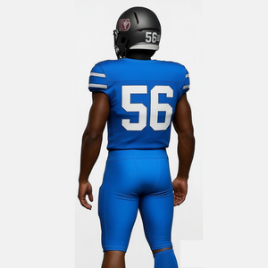 Uniforme de Fútbol Americano Personalizable de Talla Grande, Transpirable, con Sublimación y Mangas Cortas para Hombre, Tendencia Top 2026 - Product Image 2