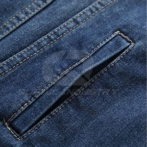 Chaqueta de Mezclilla para Hombre, Estilo Invernal, 100% Algodón, Cuello Alto, Informal, Transpirable, Resistente al Viento, Cómoda, Moderna - Product Image 6