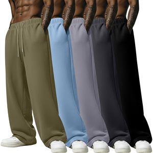 Pantalon de survêtement décontracté pour homme en molleton de coton, tissu extensible doux et confortable pour le quotidien, vêtements de sport, bas de tenue pour la gym - Product Image 2