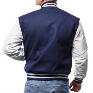 Chaquetas Universitarias de Lana Azul Marino 2024 para Hombre, Chaqueta de Invierno Ligera de Alta Calidad, Estilo Varsity Letterman - Product Image 6