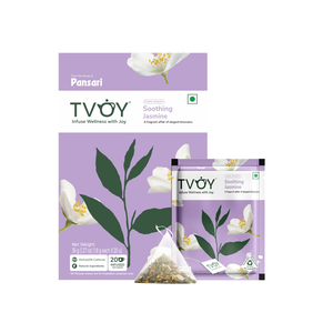 Té de Flores Naturales de Jazmín de Assam Orgánico Calmante, Crudo, Premium, 100% Puro, Sin Aditivos, Saludable, 1.8G X 20 Bolsitas, 24 Meses de Caducidad - Product Image 1