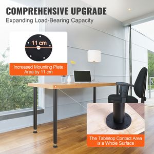 Gambe per Scrivania Regolabili da 30 Pollici, in Acciaio Resistente, per Ufficio o Stile Rustico, Capacità di Carico 1200 Libbre, Set da 4 Rinforzato - Product Image 4