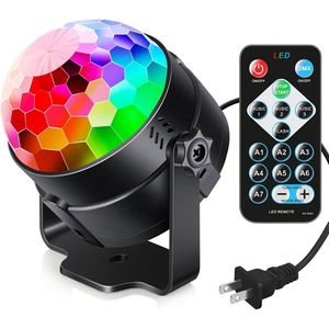 Lumières musicales activées par le son Luditek, éclairage de fête DJ avec télécommande - Product Image 1