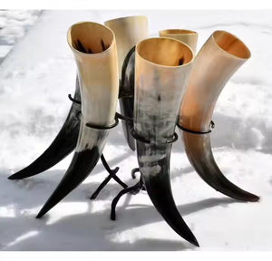 Corne de buffle noire vintage artisanale, thème Viking Thor Dark World, pour barman, accessoire de bar écologique, support CRAFT - Product Image 4