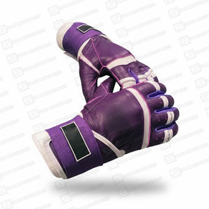 Guantes de bateo de béisbol de servicios OEM personalizados ajustables y cómodos de alta resistencia Guantes de cuero Guantes de murciélago - Product Image 4