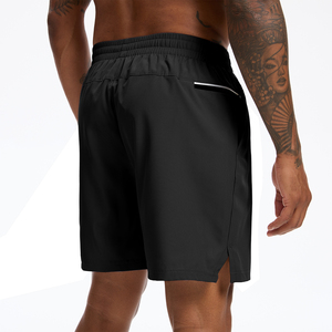 Men's Summer Knitted Running Shorts <b>Large</b> Size Black Loose Casual Breathable Custom Basketball Gym Shorts for Men - Product Image 3