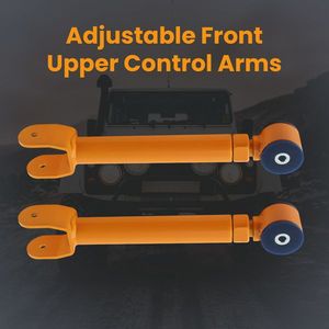 Adjustable Front Upper Control Arms Set 0-8 Lift for 1997-06 Jeep Wrangler TJ 86552708 Model - Product Image 2