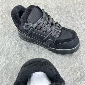 Zapatos Casuales de Cuero Negro, Marca de Diseñador, Estilo Retro, Versátiles, para Todas las Temporadas, Impermeables, Transpirables, Zapatos Deportivos - Product Image 5