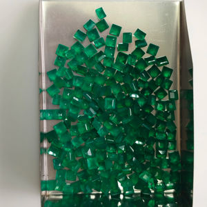 Onyx Vert Naturel 3MM Taille Carrée Étagée Meilleure Qualité Pierre Précieuse Libre pour la Fabrication de Bijoux Red Mountain Gems - Product Image 4