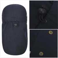Gorra de protección solar de verano para hombre con cubierta para la cara y el cuello, transpirable, ligera, para pesca al aire libre, senderismo, protección UV