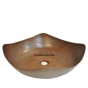 Lavabo de Cobre de Diseño Tradicional de Alta Calidad, Hecho a Mano, Forma Personalizada, Decorativo, en Oferta - Product Image 4