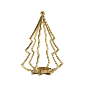 Christmas Metal Reindeer Candle Stand 6-Cup Antler Tealight Holder Decorative Iron Brass Stag Candlestick Wholesale Event - Product Image 6