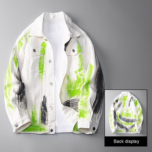 แจ็คเก็ตยีนส์แขนยาวผู้ชายสไตล์วินเทจคุณภาพสูง รับผลิตตามแบบ ขายส่ง แจ็คเก็ตยีนส์แฟชั่นอินเทรนด์สำหรับผู้ชาย - Product Image 4