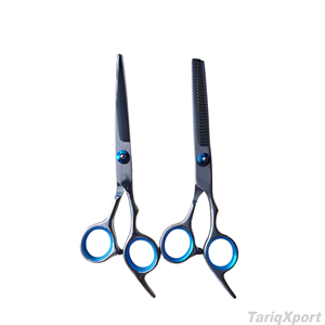 En gros Ciseaux de coiffure professionnels, Ciseaux à effiler, Ciseaux plats, Ciseaux courbes, Kit pour animaux de compagnie, Outils de coiffure portables - Product Image 5