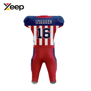 Uniforme de Fútbol Americano Personalizable XEEP XC-AFU-33 para Hombre, Transpirable, de Alta Calidad, con Transferencia Térmica de Poliéster - Product Image 3