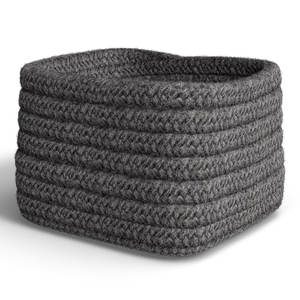 Handcrafted Wool and <b>Felt</b> Decorative <b>Storage</b> <b>Basket</b> Soft Organizer - Product Image 4