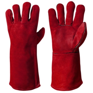 Gants de soudage en cuir de vachette de haute qualité, durables, réfléchissants, pour une utilisation industrielle et une protection personnelle. - Product Image 2