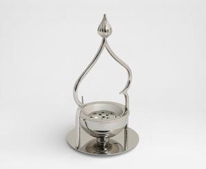 Brûleur d'encens décoratif de style arabe, diffuseur d'aromathérapie, style du Golfe, fait main, écologique, durable, blanc, Royals Mabkhara - Product Image 5