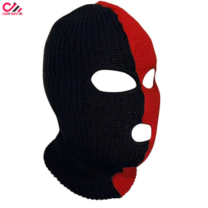 Pasamontañas 100% Algodón con Logotipo Personalizado, Gorro de Invierno Deportivo Clásico, Máscara de Esquí Cortavientos, Gorro de Punto para Adultos - Product Image 3