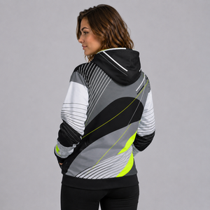 Sweat à capuche sublimé tendance pour femme – Tissu durable, respirant, coupe confortable, idéal pour le quotidien – Sweat à capuche personnalisé par sublimation pour femme - Product Image 3