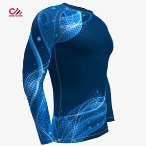 New Unique Design High Quality Men MMA Rash Guard 100% Cotton Quick Dry <b>Compression</b> Sale Best Selling Wholesale Price - Product Image 2
