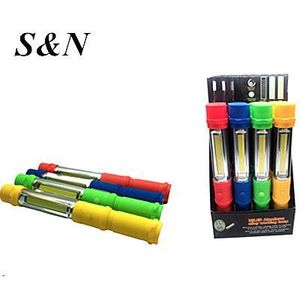 S&N <b>Led</b> <b>Work</b> <b>Light</b> <b>Rechargeable</b> Flashlight With Colorful Tube For Outdoor Use - Product Image 1