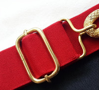 Badge de ceinture triangulaire simple, brodé à la main, en tissu, à coudre, personnalisé, 3D, écologique, pour tablier de maître AASR