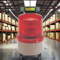 Feu de signalisation multifonction LED AP 100 mm, lumière d'avertissement et de précaution pour la rue, alimenté par le réseau électrique, sans revêtement protecteur