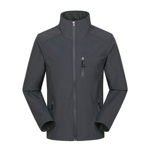 2024 Custom Design Men's Softshell <b>Jacket</b> Winter Work Wear Zippered Stand Collar Windproof Waterproof New Yearly Collection - Product Image 4