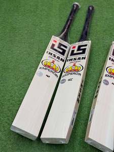 Bate de críquet ihsan sports classic series emperor edition English Willow con funda de bate gratuita, agarre extra y lámina protectora incluidos - Product Image 1