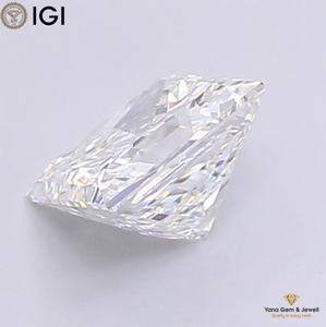 Diamant cultivé en laboratoire CVD de couleur E, clarté VVS1, 4,01 carats, pour pendentif d'élégance classique, forme princesse, certifié IGI - Product Image 5