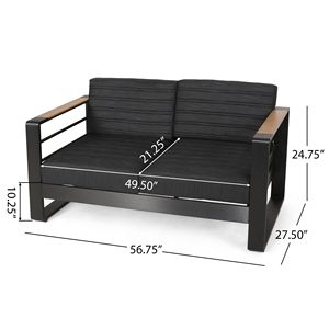 GIOVANNA Patio Love Seat mobili - Product Image 4