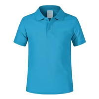 Polo de Verano para Niños 100% Algodón Piqué, Bordado Personalizado, Uniforme Escolar, Servicio OEM DHL