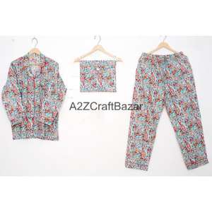 Conjuntos de Pijamas de Algodón de Alta Calidad para Mujer, Suministro Directo de Fábrica, Ropa de Dormir para Hombre al por Mayor - Product Image 1